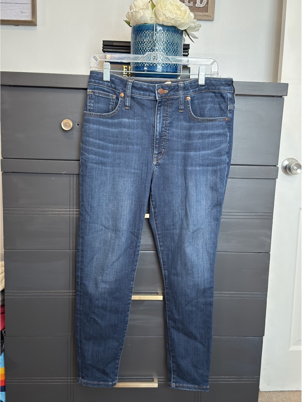 Madewell Women's Dark Blue Skinny Jeans